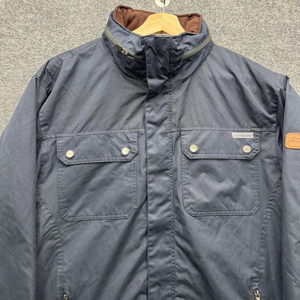 Rugged Elements Jacket Mens Medium Navy Blue Flee… - image 8